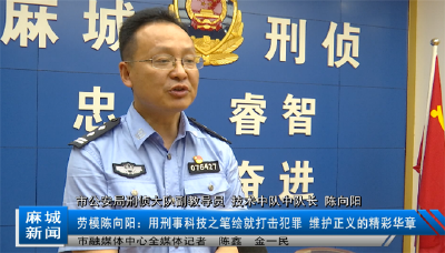 【弘扬劳模精神 奋进新时代】陈向阳：刑事科技之笔 绘就维护正义华章