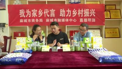 “我为家乡代言 助力乡村振兴”第六期直播带货活动走进明钼科技
