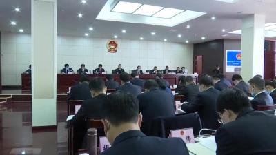 市十届人大一次会议举行主席团第二次会议