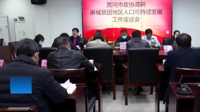 黄冈市政协到麻城开展“我省贫困地区人口可持续发展”调研活动