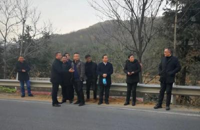 市领导实地调研上进山抽水蓄能项目建设情况
