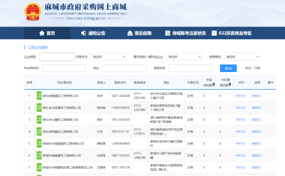 麻城市政府采购网上商城上线新功能