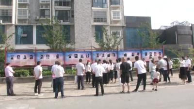 黄金桥社区学习英模精神 汲取奋进力量