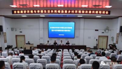 全省美好环境与幸福生活共同缔造暨乡村环境微改造共建培训会在麻城举行