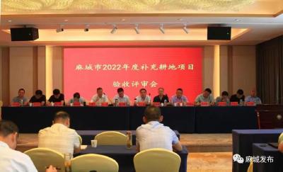 我市2022年度补充耕地项目接受专家验收