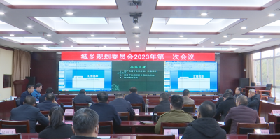 裴永波主持召开市规委会2023年第一次会议