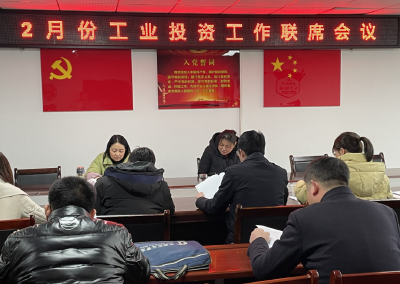 市科经局组织召开工业投资工作联席会议