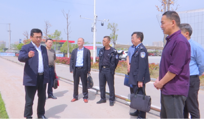 市领导调研督办道路交通安全情况