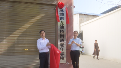 龙池桥街道老年学校正式挂牌