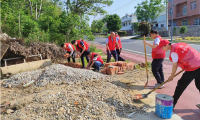  福田河镇：干群齐心  推进镇区攻坚大行动