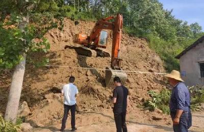 黄土岗镇两处地质灾害隐患点得到有效治理