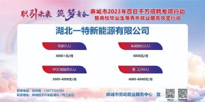 2023年百日千万招聘专项系列活动又上新啦！