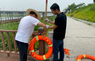 麻城城管织密防溺水安全网