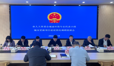市人大常委会城建环保专业代表小组专题调研城市更新项目