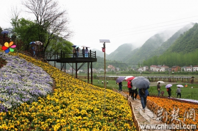 宜昌三峡奇潭景区开园 带热夷陵区“乡村游”(图)