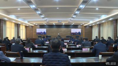我县收听收看全省招商引资工作电视电话会议