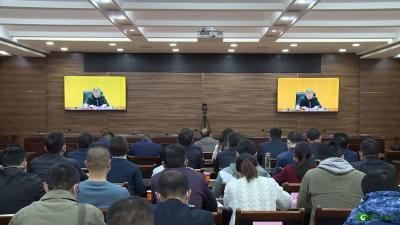 我县收听收看全国防汛抗旱电视电话会议