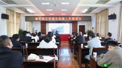 【创建全国文明城市】嫘祖镇召开文明城市创建工作推进会