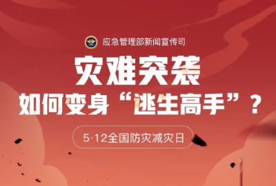 【防灾减灾宣传日】H5：灾难突袭，如何变身“逃生高手”？