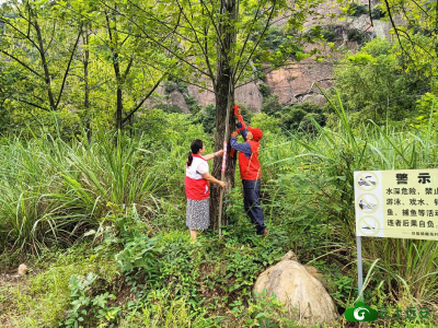 小竹竿大用处  防溺水有神器