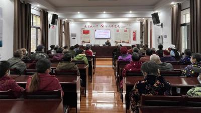 【宣讲进行时】旧县镇开展学习贯彻党的二十大精神宣讲报告会