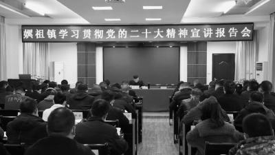 【宣讲进行时】嫘祖镇组织召开学习贯彻党的二十大精神宣讲报告会