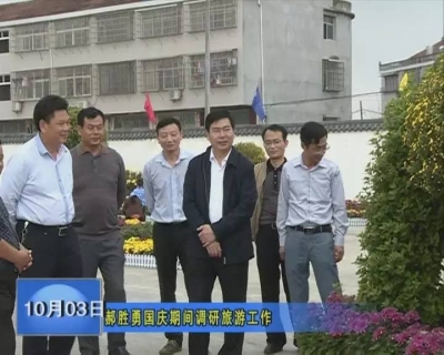 郝胜勇国庆期间调研旅游工作