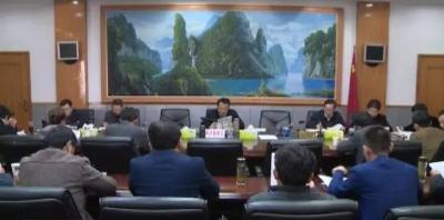 李新桥主持召开四大行动问题集中交办督办会