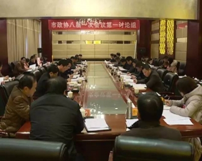 郝胜勇 李新桥参加市政协八届一次会议分组讨论