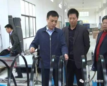 黄冈市委常委、统战部长易先荣来武穴市调研台资企业发展情况