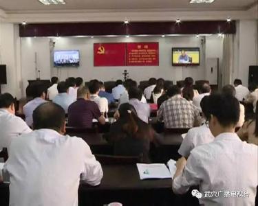 武穴市集中收看省、黄冈市运用大数据对精准扶贫落实情况进行监督检查工作视频会议