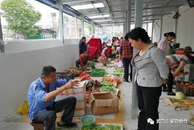 武穴市人民医院“六叉路口”的菜贩“不见了”……