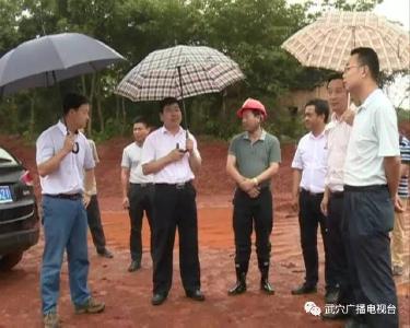 武穴長江公路大橋、運鴻光伏發電……市委書記郝勝勇冒雨連“跑”幾個地方現場辦公