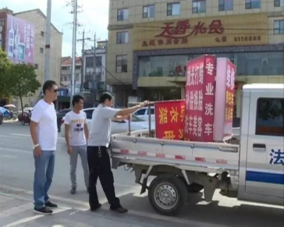 城管会战进行时丨螺丝旋社区社区开展出店经营专项整治