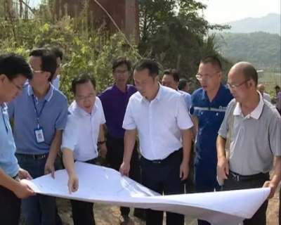 市长李新桥现场办公，解决祥云30万吨合成氨项目遇到的困难和问题