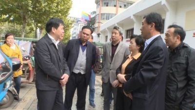 市委书记郝胜勇到龙潭社区调研指导城管会战工作