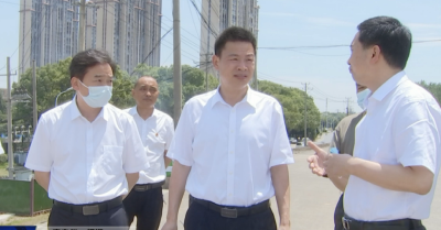 胡爱民检查指导我市防汛抗旱工作
