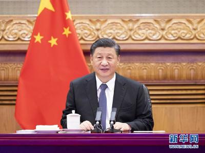 习近平同法国德国领导人举行视频峰会
