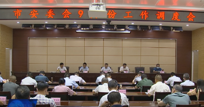我市召开市安委会九月份工作调度会