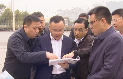 查俊调研城区道路建设及地块经营利用工作