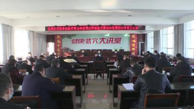 市疫情防控指挥部召开医疗救治和疫情防控专班工作会