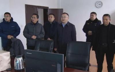 查俊检查指导低温雨雪天气防范应对工作