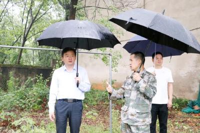 胡昊专题调研民兵训练基地建设工作