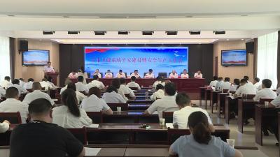 全市卫健系统平安建设暨安全生产工作会召开