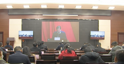 我市组织收听收看黄冈市招商引资工作攻坚大会视频会