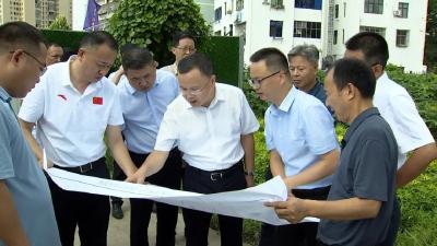 查俊一线督导武穴城区污水提质增效和综合治理一期项目建设工作  