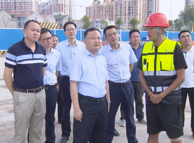 查俊一线督导城区污水提质增效和综合治理一期项目建设工作 
