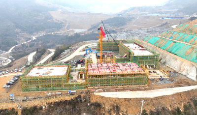 聚力建支点 勇夺开门红 | 魏家冲抽水蓄能电站建设正酣