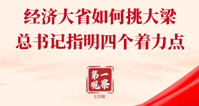 两会第一观察｜经济大省如何挑大梁，总书记指明四个着力点