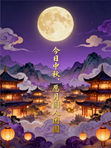 今日中秋，天涯共此时！